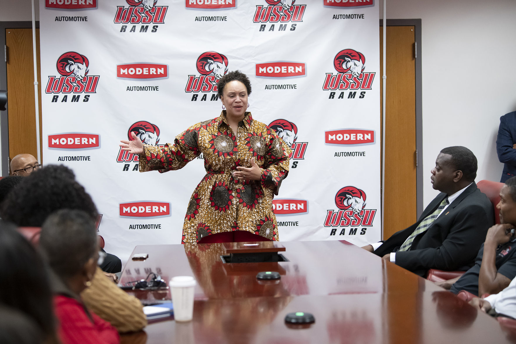 Athletic Director Etienne Thomas Press Conference